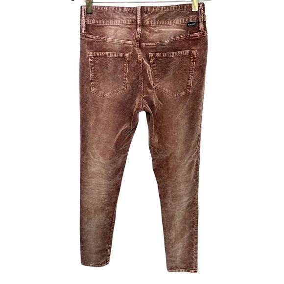 Dear John Gisele High Waisted Skinny Corduroy Jeans Pants Sz 27 Tea Rose Stretch - Picture 6 of 7